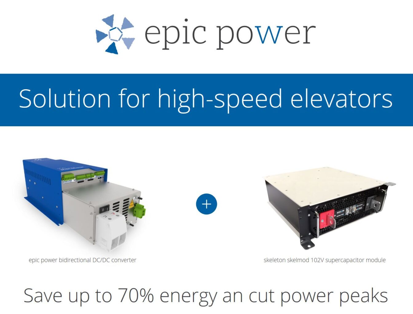 solucion ascensores alta velocidad epic power