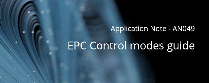 Red CAN. Guía de configuración de modos de control del EPC.