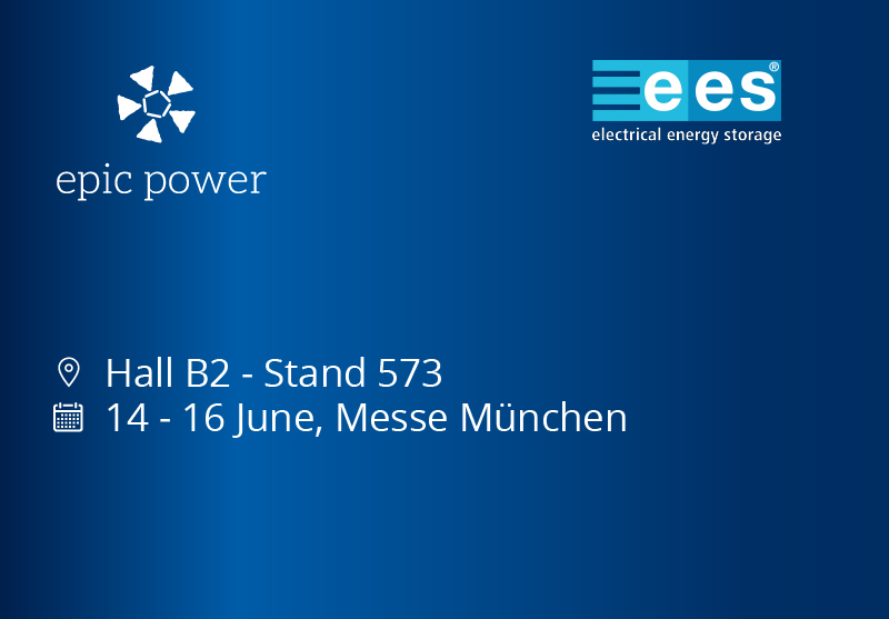 epic power estará en EES 2023, del 14 al 16 de Junio, en Munich